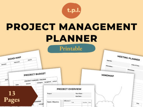 Project Management Planner Templates