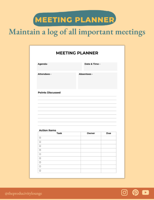 Project Management Planner Templates - Image 7