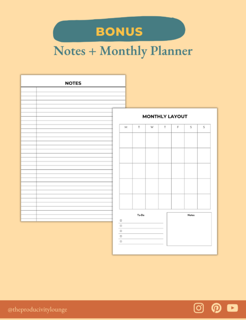 Project Management Planner Templates - Image 9