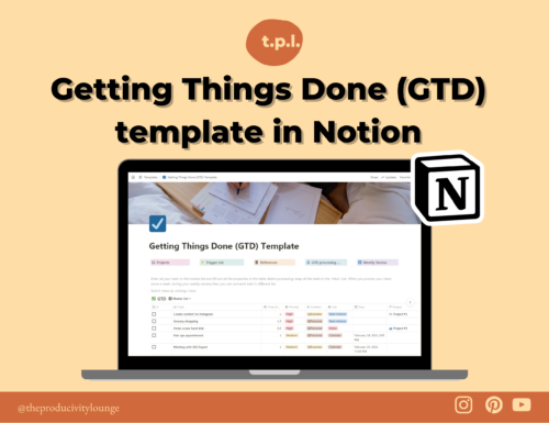 Getting Things Done (GTD) Notion Template